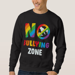 Sudadera Detener Movimiento De Acoso Sin Zona De Acoso Lgbt