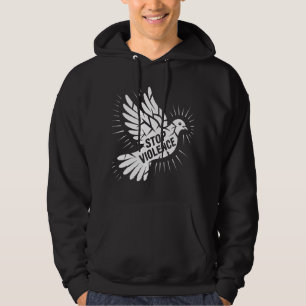 Sudadera "DETENGAN LA VIOLENCIA" - Poderosa camiseta de la