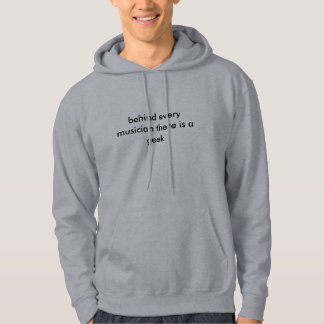 Sudadera detrás de cada músico hay un friki