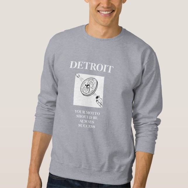 SUDADERA DETROIT BULLET (Anverso)