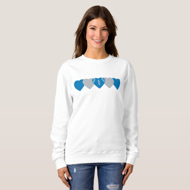 Sudadera Detroit Lions Hearball (Anverso completo)