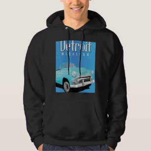 Sudadera Detroit Michigan Usa Cart Poster