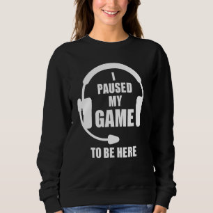 Sudadera Detuve mi juego de videojuegos de videojuegos