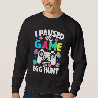 Sudadera Detuve Mi Juego Para El Juego De Videojuegos De La