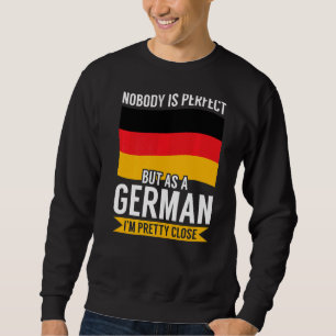 Sudadera Deutschland No soy perfecto, pero soy alemán, soy