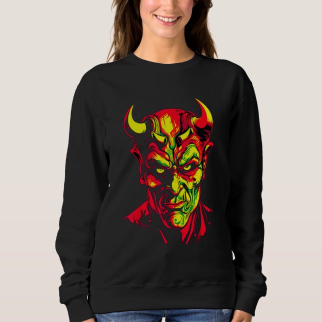 Sudadera Devil Satanist Demon Hell Satan (Anverso)