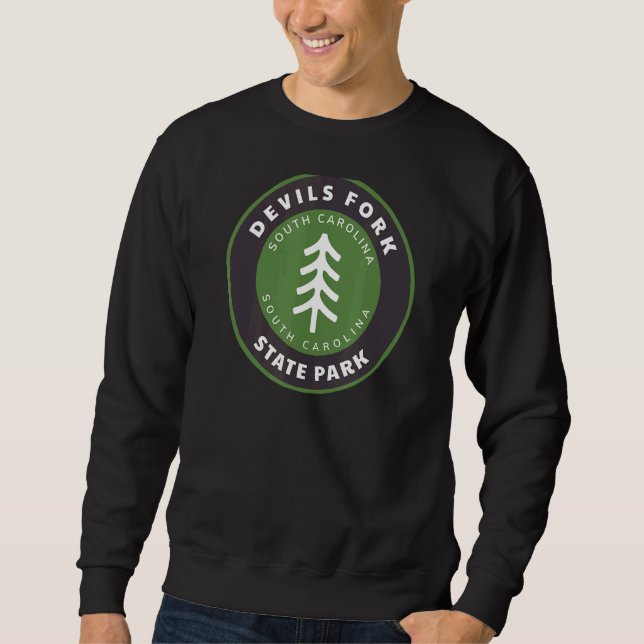 Sudadera Devils Fork State Park South Carolina Sc Tree Badg (Anverso)
