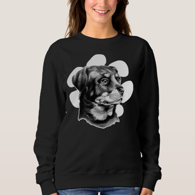 Sudadera Devoción de Rottweiler (Anverso)
