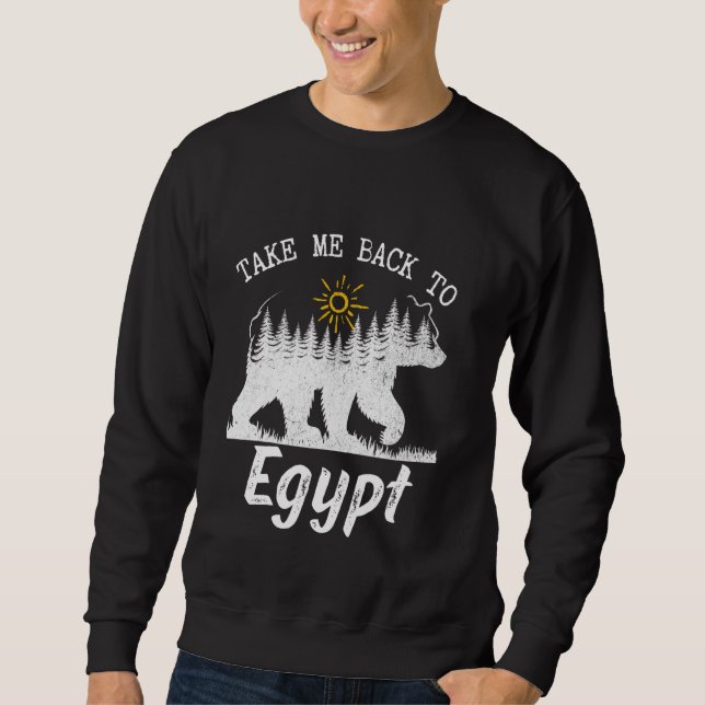Sudadera Devuélveme A Egipto Vintage Egypt Vacation (Anverso)