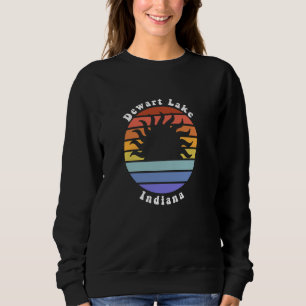 Sudadera Dewart Lake Indiana IN Sunrise Vacation Souvenir