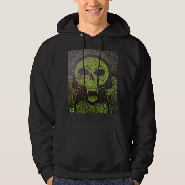 Sudadera DG Pinturas Grim Reaper Skull Sweatshirt (Anverso)