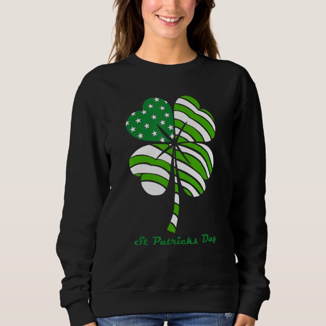 Sudadera Día 1 de San Patricio gracioso (Anverso)