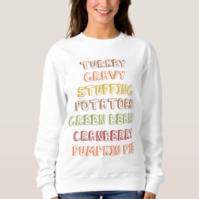 Sudadera Día de Acción de Gracias (Anverso)