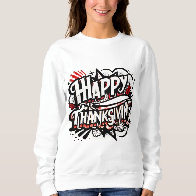 Sudadera Día de Acción de Gracias (Anverso)