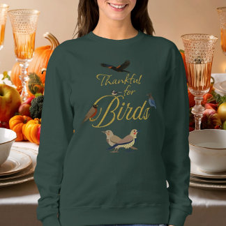 Sudadera Día de Acción de Gracias del observador de aves Ag