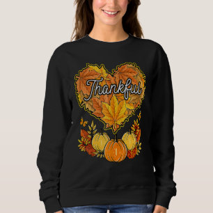 Sudadera Día de Acción de Gracias Feliz Otoño Cae Hojas de 