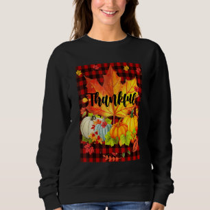 Sudadera Día de Acción de Gracias Feliz Otoño Cae Hojas de