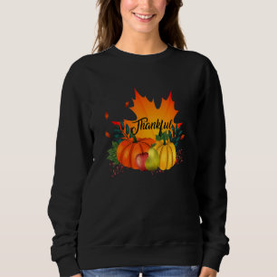 Sudadera Día de Acción de Gracias Feliz Otoño Cae Hojas de