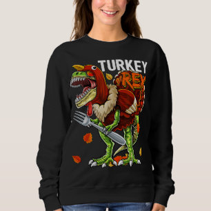 Sudadera Día de Acción de Gracias T Rex Dinosaur Turkey Cos