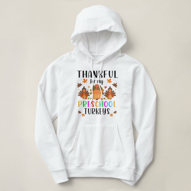 Sudadera Día de Acción de Gracias Turquía me tambalea traga (Diseño del anverso)