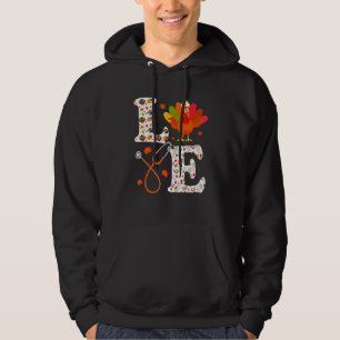 Sudadera Día de Acción de Gracias Turquía Vida de enfermera