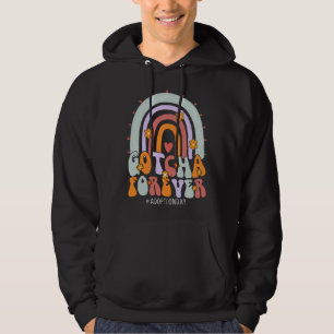 Sudadera Día de Adopción Groovy Familia niños Cuidado Foste