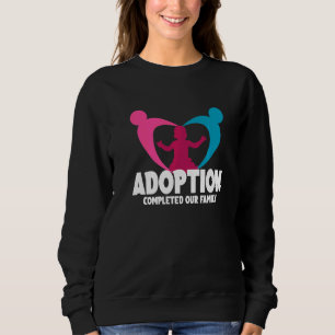 Sudadera Día de Anuncio de Adopción Plan de Vida Familiar