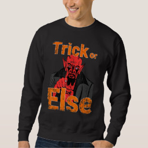 Sudadera Día de Brujas Diablo Truco o Trato Asustadizo Sata