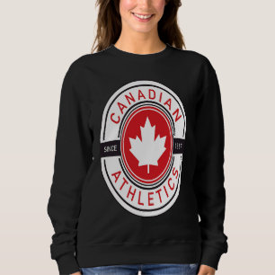 Sudadera Día de Canadá Equipo Atlético Bandera de Canadá Ho