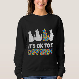 Sudadera Día De Concienciación Sobre El Autismo, Gato, Está