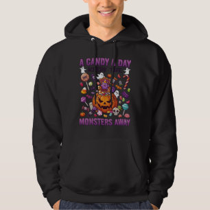 Sudadera Día de Dulces Mantiene a los Monstruos Lejos Calab