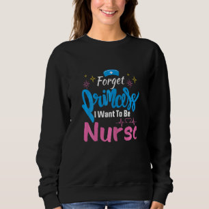 Sudadera Día de Enfermeras Niñas Médicas Princesas Futuro N