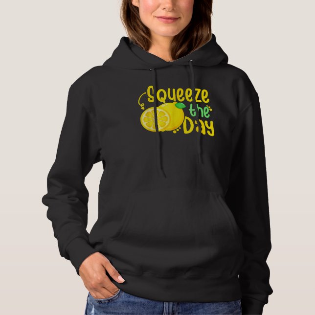Sudadera Día de exprimir limonada Verano Jugo de limón (Anverso)