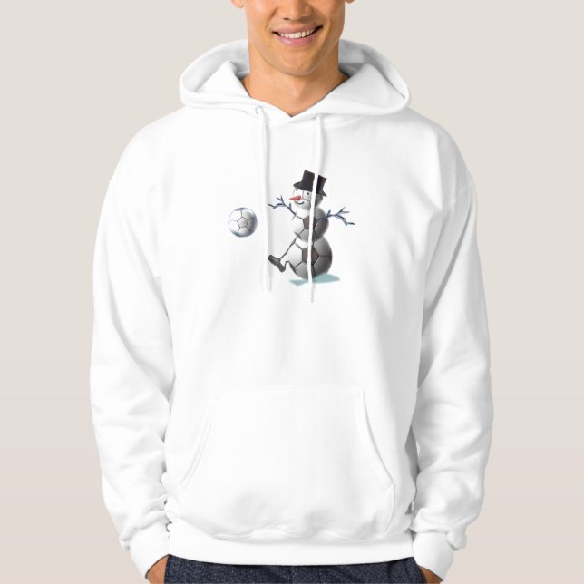 Sudadera Día de fiesta del navidad del fútbol (Anverso)