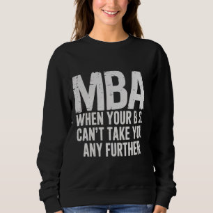Sudadera Día de graduación de máster MBA divertido