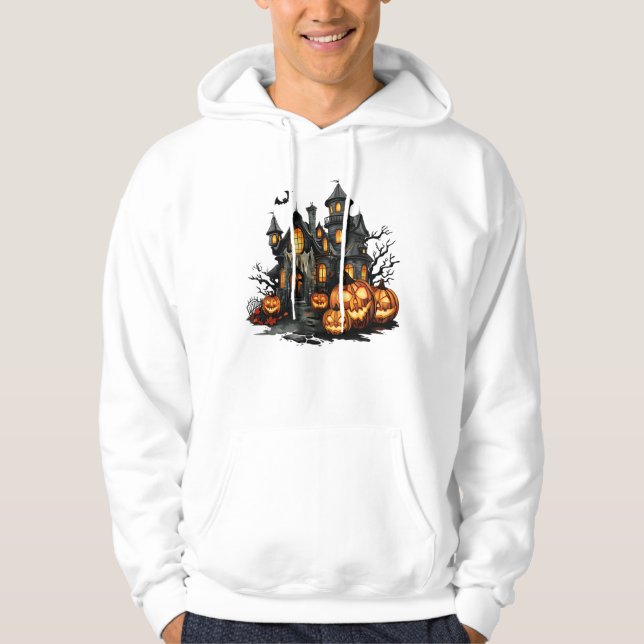 Sudadera día de halloween con calabaza lindo (Anverso)