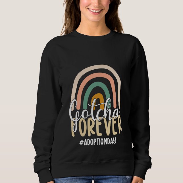 Sudadera Día de la Adopción Arcoíris Madres Adoptivas Atrap (Anverso)