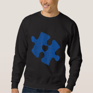 Sudadera Día de la Conciencia sobre el Autismo Asperger Azu