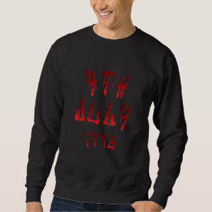 Sudadera Día de la Independencia 4 de julio de 1776 Tesoro