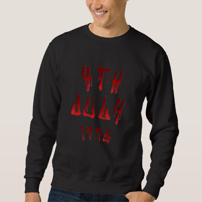 Sudadera Día de la Independencia 4 de julio de 1776 Tesoro  (Anverso)
