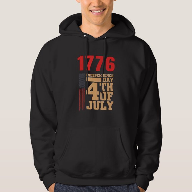 Sudadera Día de la Independencia 4 de julio Orgullo Patriót (Anverso)