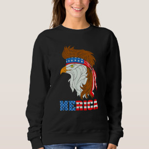 Sudadera Día de la Independencia Americana del Águila Calva