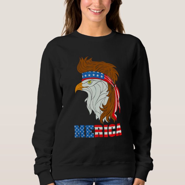 Sudadera Día de la Independencia Americana del Águila Calva (Anverso)