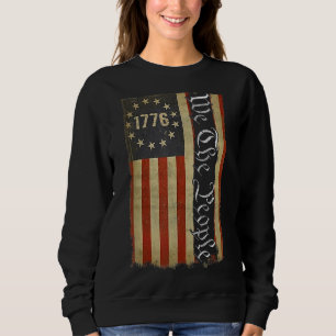 Sudadera Día de la Independencia Bandera Estadounidense Pat