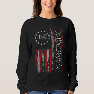 Sudadera Día de la Independencia Bandera Estadounidense Pat