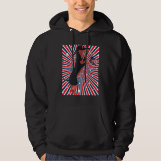 Sudadera Día de la Independencia de Doxie Cute Dachshund Pe