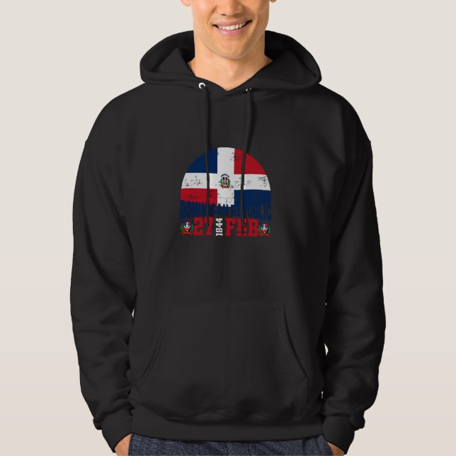Sudadera Día de la Independencia de República Dominicana, N (Anverso)