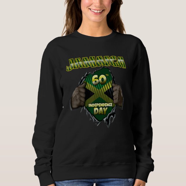 Sudadera Día de la Independencia número 60 de Jamaica (Anverso)