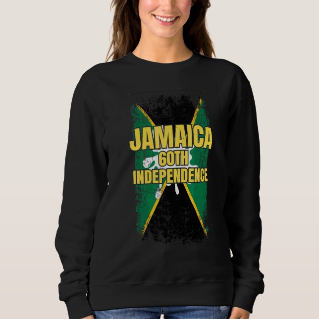 Sudadera Día de la Independencia número 60 de Jamaica (Anverso)