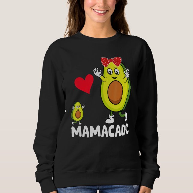 Sudadera Día de la Madre Aguacado Mama Aguacado Mamacado Av (Anverso)